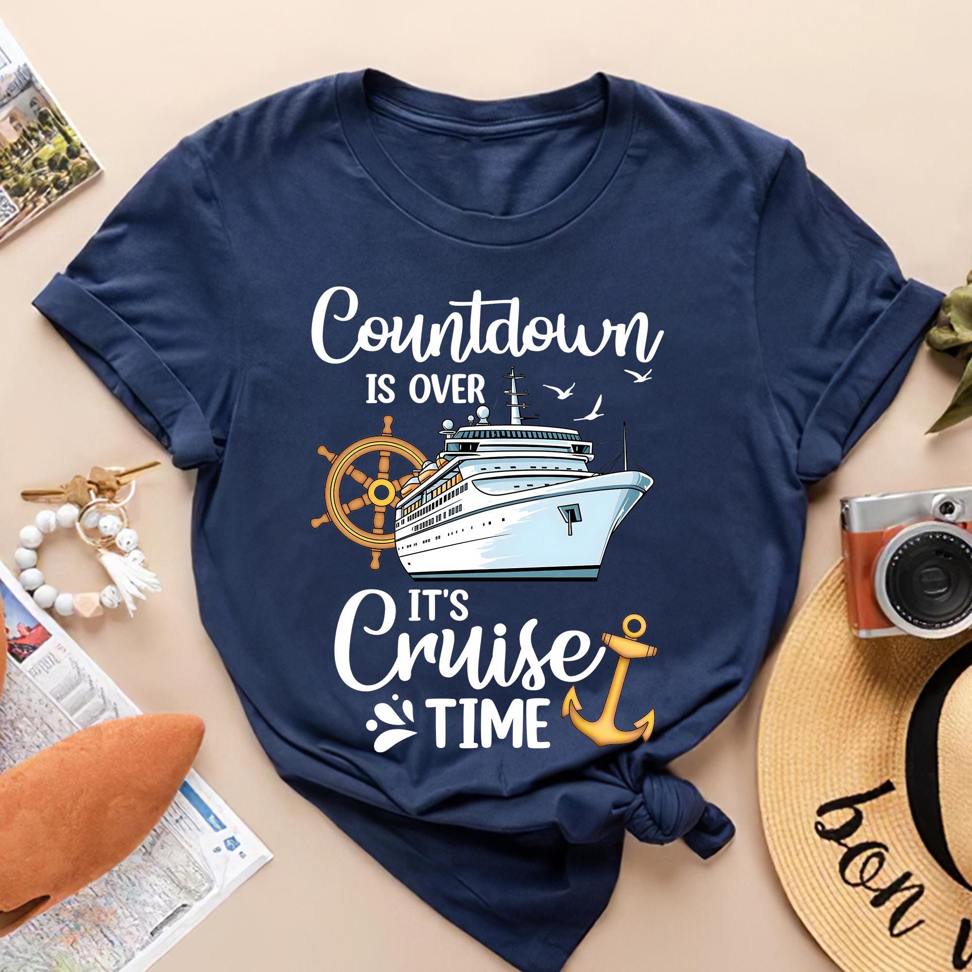 Countdown Cruise Time T-shirt, Cruising Family Vacation Shirt - Etsy