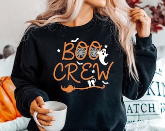 Boo Crew Halloween Shirt, Matching Family Ghost Shirts