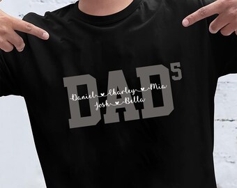 Custom Dad Shirt, Personalized Father's Day Gift