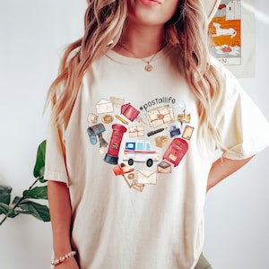 Personalized Postal Life Shirt, Postal Worker Shirt, Customized Mail Carrier Shirt With Name, Shirt Gift For Mailman Mail Lady