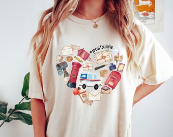 Personalized Postal Life Shirt, Mail Carrier Gift