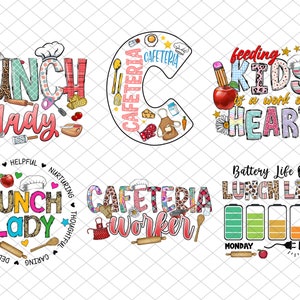 Lunch Lady Design Png, Western, Lunch Lady Png, Western Lunch Lady, Sublimation Lunch Lady, Typography, Digital Download, Sublimation Design