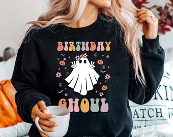 Birthday Ghoul Cotton Shirt, Funny Halloween Party
