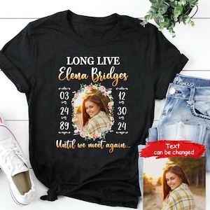 in liebevoller Erinnerung T-Shirt Kundenspezifisches Foto-Memorial-T-Shirt, Beerdigung Shirt Sympathie-T-Stück für Familie