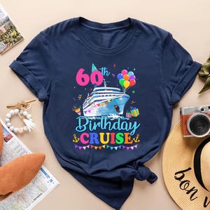 Custom 60th Birthday Cruise Shirt, Cruise Birthday Party, Cruising Birthday Shirt Gift For Birthday