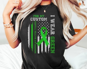 Mental Health Awareness T-Shirt, In May We Wear Green