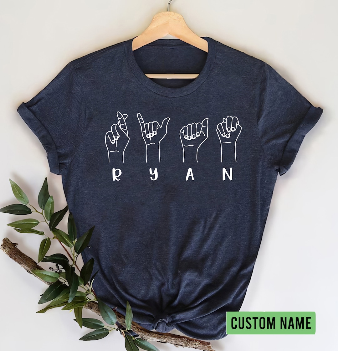Sign Language Shirt, ASL Shirt, Deaf Shirt, Love Shirt, SLP Shirt ...