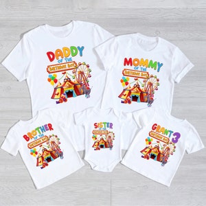 Circus Birthday Shirt, Birthday Boy Shirt, Carnival Birthday Shirt, Matching Circus Birthday Tees, Circus Party Tee,Carnival Circus Birthday