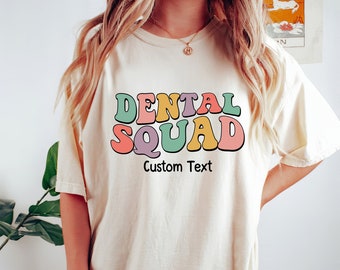 Zahnarzt Squad Shirt, Zahnarzt Team Baumwolle T-Shirt