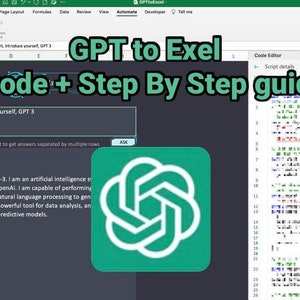 GPTtoExcel | Bring the power of OpenAI's chatbot to Excel