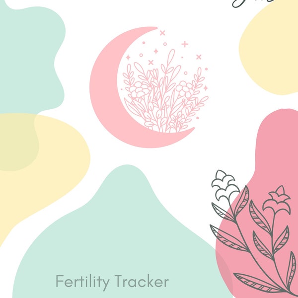 Printable Conception Tracker, Fertility Tracker, Trying to conceive planner, Ovulation Test Tracker, Pregnancy Tracker, Paisley Moon Co