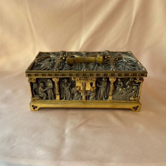 Miroir Art Nouveau Erhard Und Söhne – Ormolu – Maison De Poupée Ancienne