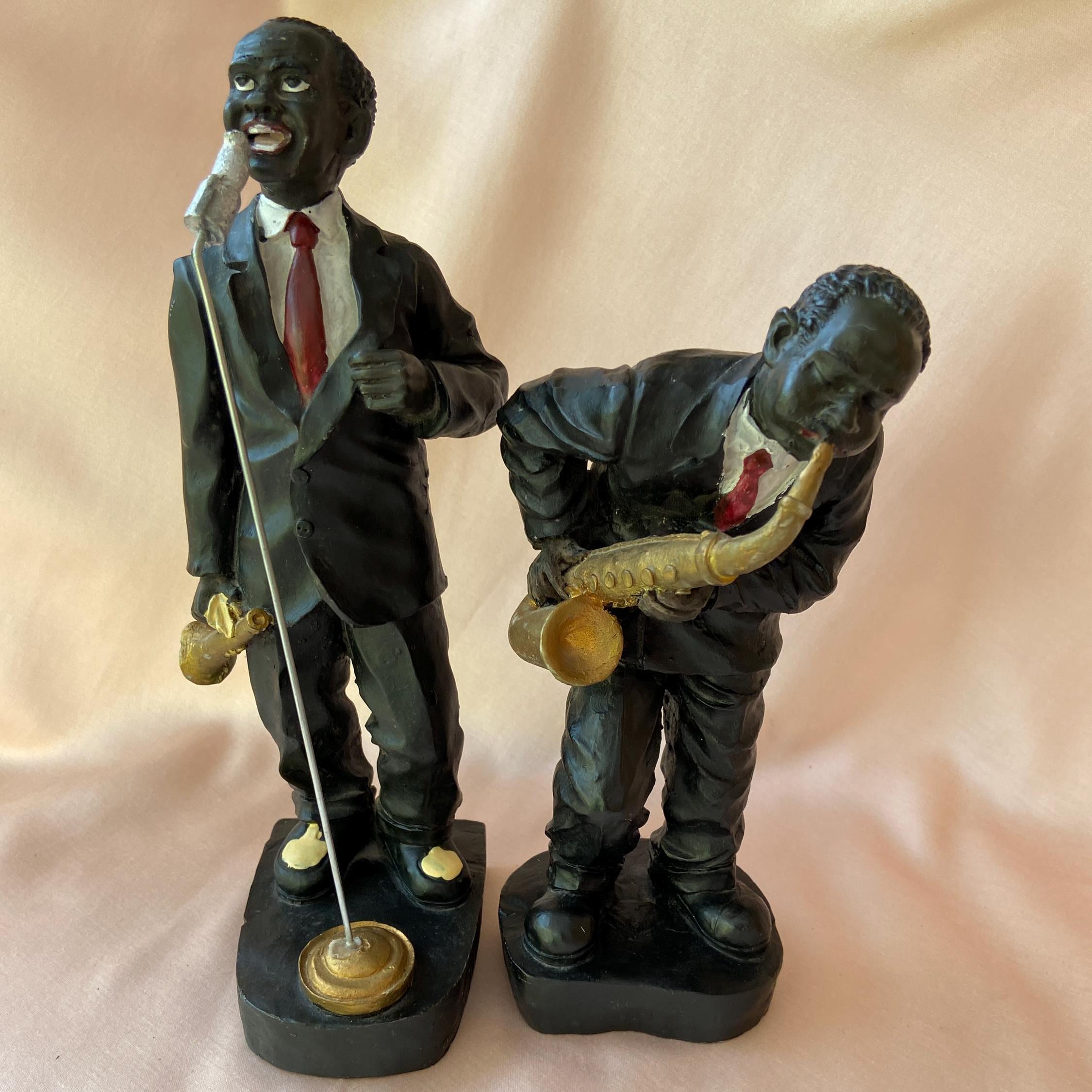Black Musician Figurines - Etsy
