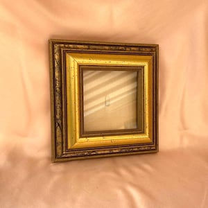 Vintage German Wood & Glass Display Case: Wall Mounted Jewelry or Artifact Frame