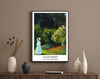 Claude Monet (Lady in the Garden)