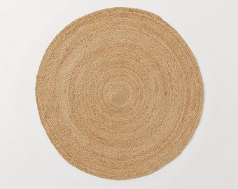 Natural Round Jute Rug