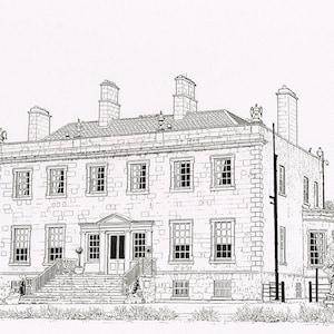 Custom Ink Drawing on Paper