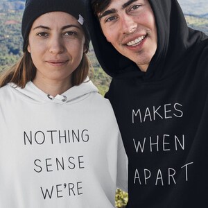 Pärchen-Geschenk - Pärchen Pullover - Beste Freundin/Freunde Outfit - ideal para: Ehemann, Ehefrau, Schwester, Bruder