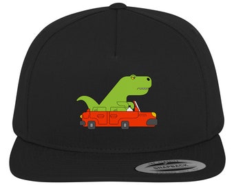 Dino in Auto - Dinosaurier Trex Cap niedlicher Dino Baumwollmütze Snapback