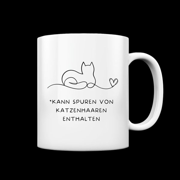 KATZEN Tasse lustiges Geschenk für Katzenliebhaber - Trinknapf für Katzenmama mit Katzenmotiv l Kaffeetasse / Teetasse aus Keramik