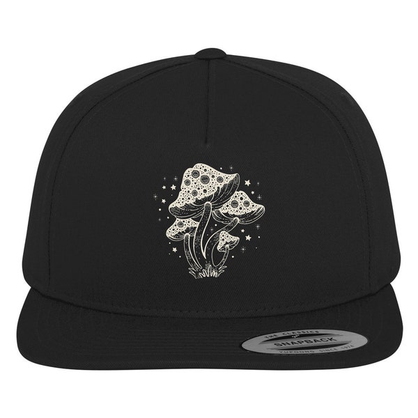 Pilz Hut Fungi Cottagecore, Goblincore - Dark Academia Pilzsammler Kleidung Mushroom Pilzsucher Ilustración Gartenarbeit Gorra Snapback