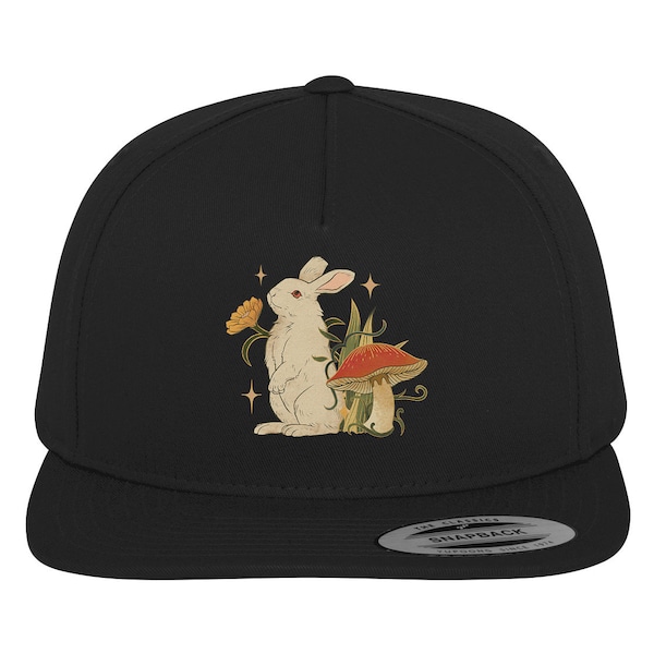 Hase Fliegenpilz Psychedelisch Goblincore Cottagecore Gorra - Pilze Pilzsammler Grafik Pilzsucher Ilustración Gartenarbeit Gorra Snapback