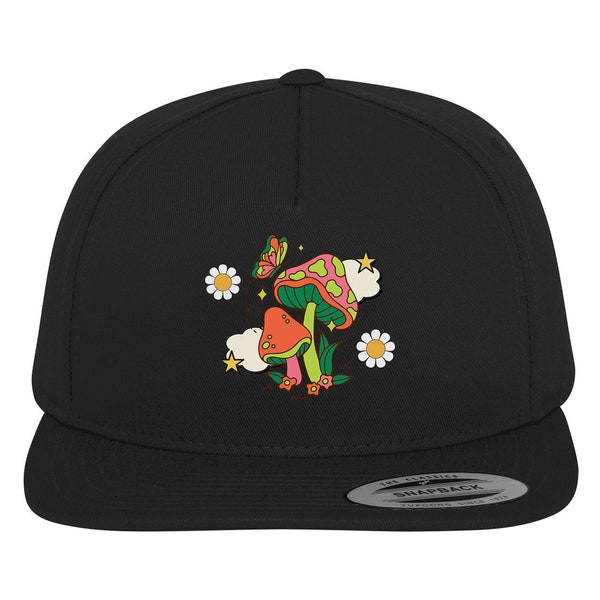 Gorra Fliegenpilze Psychedelisch Goblincore Dark Academia Mond Waldpilz Mond Pilsammler - Pilzmotiv Hut Mütze Snapback