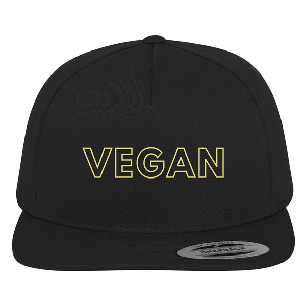 VEGAN Snapback - Pflanzenliebhaber, Vegetarier, Naturliebhaber, Umweltschützer Mütze