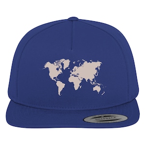 Reise Accessoire - Weltkarte Snapback