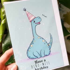Geburtstagskarte Dino Dino-Mite Birthday