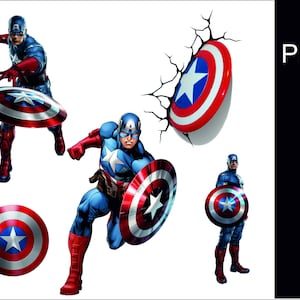Captain america png-bunt, captain america clipart, marvel png, süper hero png