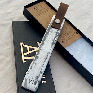 6th-anniversary bookmark - Handstamped metal bookmark. 6th Anniversary. Gift for him, Gift for her, Iron Anniversary, *VI Roman numerals*