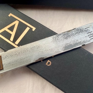 6th anniversary bookmark - Handstamped metal bookmark. 6th Anniversary. Gift for him, Gift for her, Iron Anniversary, *6 Tallys*
