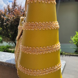 Lilly Patchwork Shopper! Anders ist einzigartig! Echtes Leder, hergestellt in Italien! Ideal für Frauen als Geschenk, besondere Anlässe!