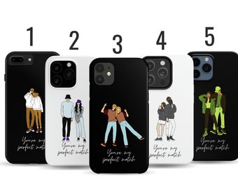 Valentines Day - Matching Couple Phone Cases for iPhone - Anniversery Gift
