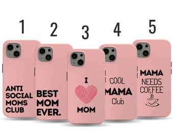 Funda de teléfono del Día de la Madre para iPhone 14+ 14 Pro 14 13 Pro Max 13 12 11 Pro Max 13 12 11 Mini Case 7 8 Plus