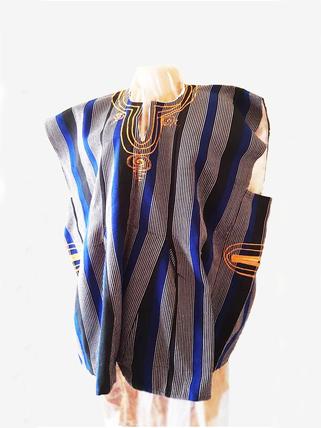 IKAN Ft African Handwoven Kente Batakari Fugu Smock Festival Wear