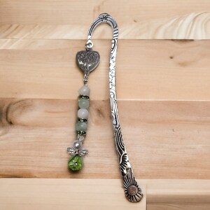 Little angel bookmark in natural stones