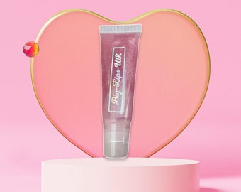 Big Lips Uk Juicy Tube Clear  Lipgloss Bubble gum Flavour New Homemade