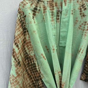 Tie & Dye Kimono | Ombre Dye Kimono | Bathrobe Lounge Wear | Night Wear Robe Cotton | Kimono robe Beach cover up | Gift for bridesmaid