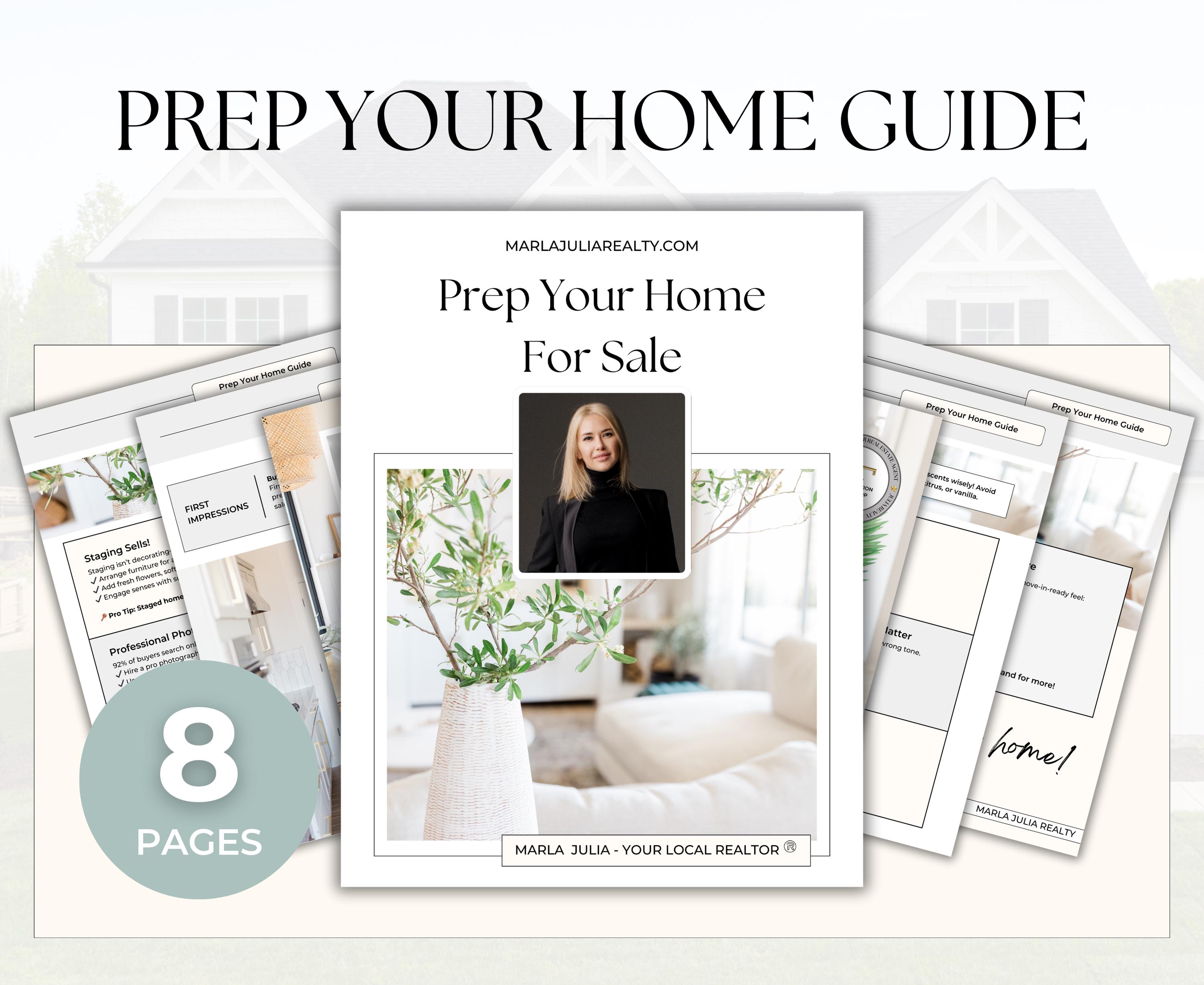 Preparing Home for Selling Guide, Home Prep Guide for Real Estate ...