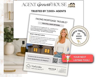 Pre-foreclosure Letter for Realtors, Real Estate Prospecting Letter, Seller Outreach Template