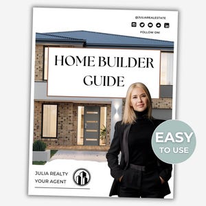 Home Builder Guide, New Construction Buyer Guide for Real Estate Agents, New Building Timeline, New Construction Buyer Presentation Template