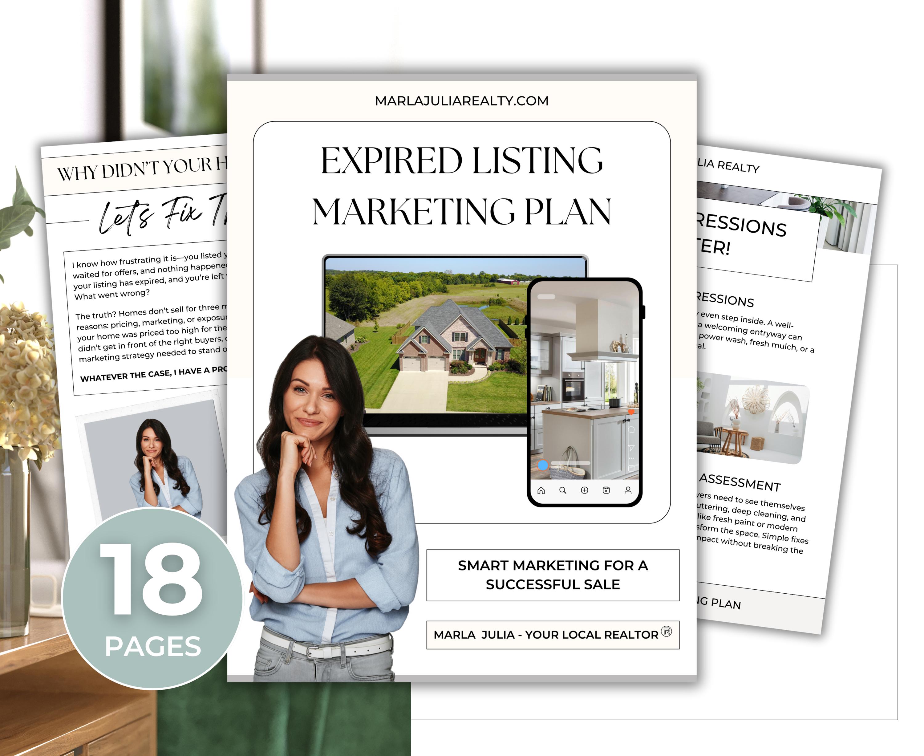 Expired Listing Marketing Presentation, Seller Marketing Plan for ...