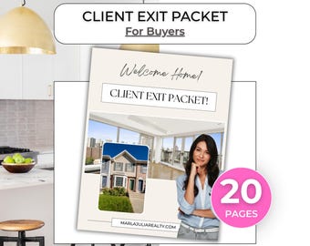 Realtor Rental Property Guide: Tenant Welcome Packet (Canva Template, US Letter Size)