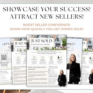 Just Sold Neighborhood Flyer, Realtor Listing Marketing, Real Estate Direct Mail, Real Estate Farming Postcard, Home Seller Targeting