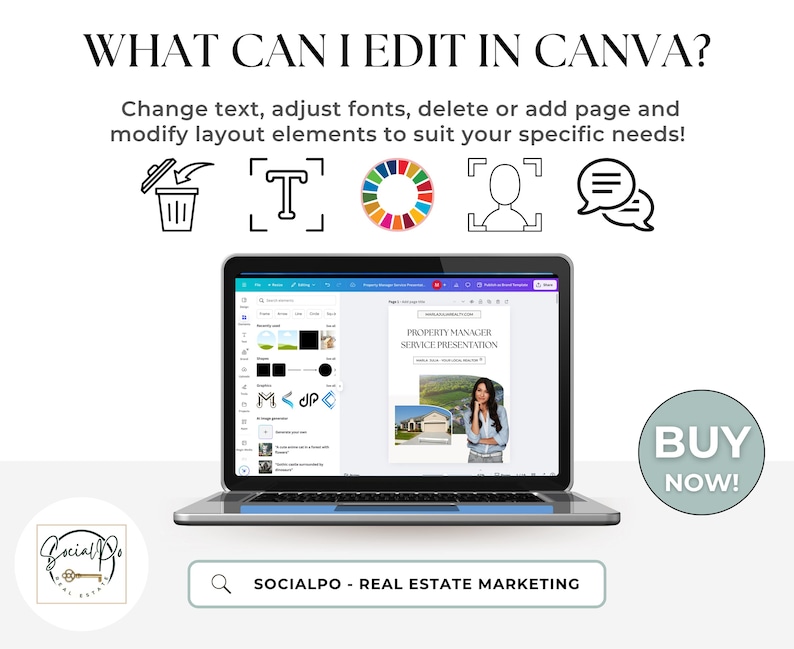 Real estate template for property managers to pitch rental marketing, lease handling, and tenant communication services with confidence.