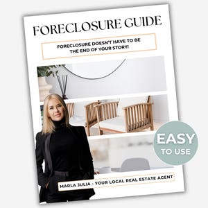 Foreclosure Guide, Pre-foreclosure Guide for Real Estate Agents, Distressed Homeowners Foreclosure Guide, Real Estate Marketing Template