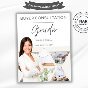 Buyer Consultation Presentation for Real Estate, Home Buyer Presentation for Real Estate Agents, 25 Page Printable Realtor Home Buyer Guide