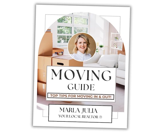 Moving Guide for Realtors, Relocation Guide for Real Estate, Moving Preparation Checklist, Buyer Moving Guide and Checklist Templates